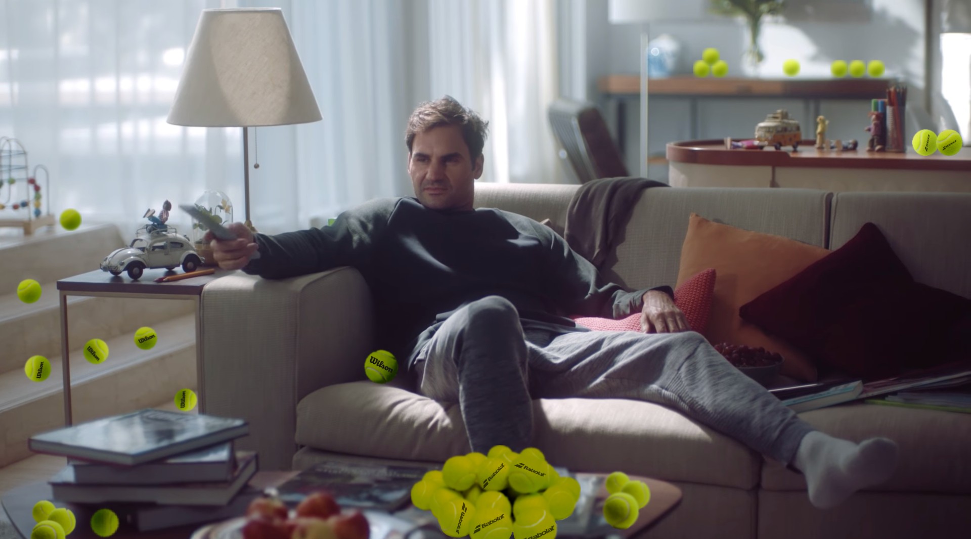 “I have kept every single tennis ball I’ve ever played with” reveals Roger Federer